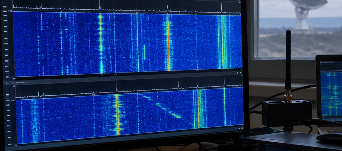 Image showing satnogs waterfall doppler